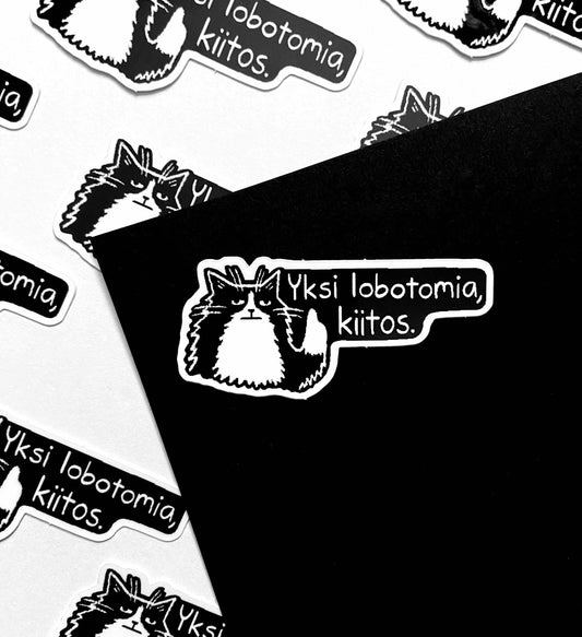 Yksi lobotomia | Tarra