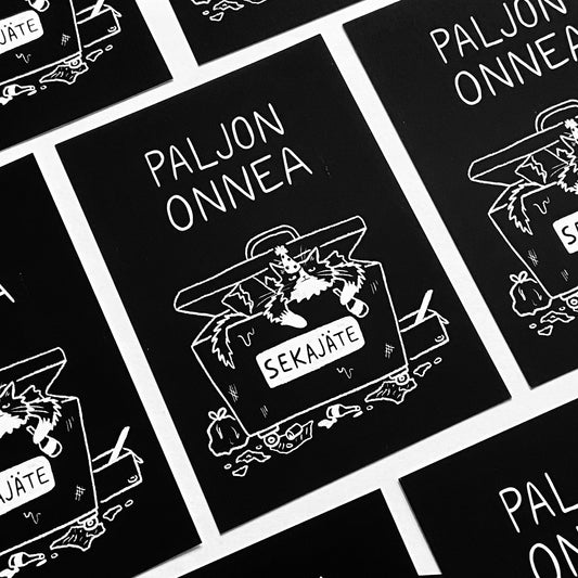 Paljon onnea | Postikortti