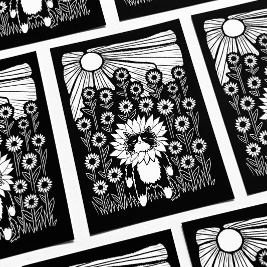 Auringonkukka | Postikortti