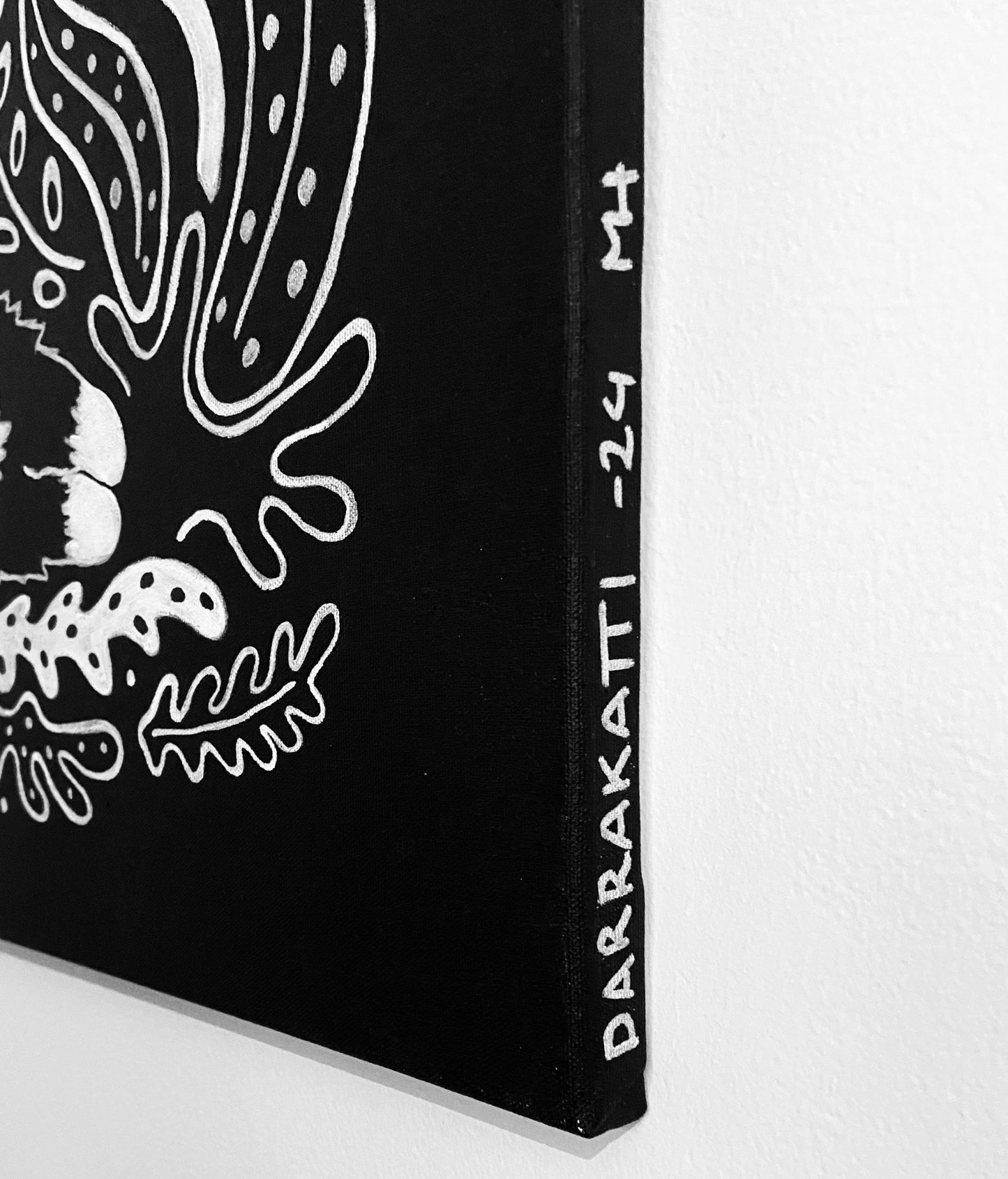 "Kiitos vaan traumoista" | Maalaus