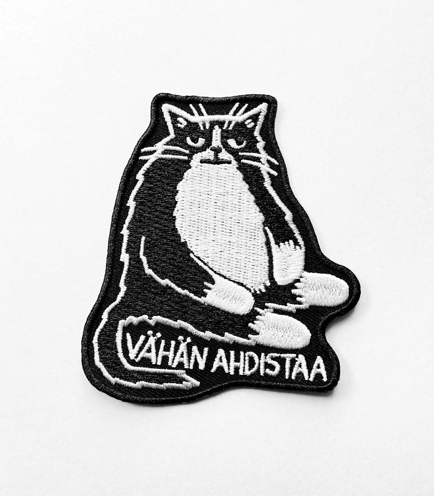 Vähän ahdistaa | Kangasmerkki