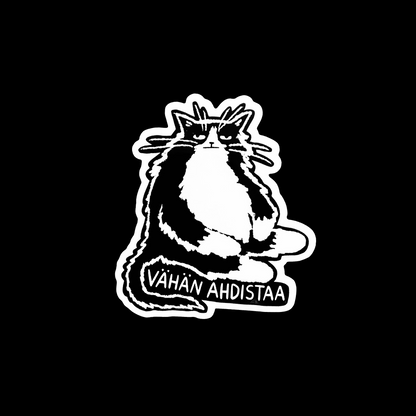 Vähän ahdistaa | Tarra