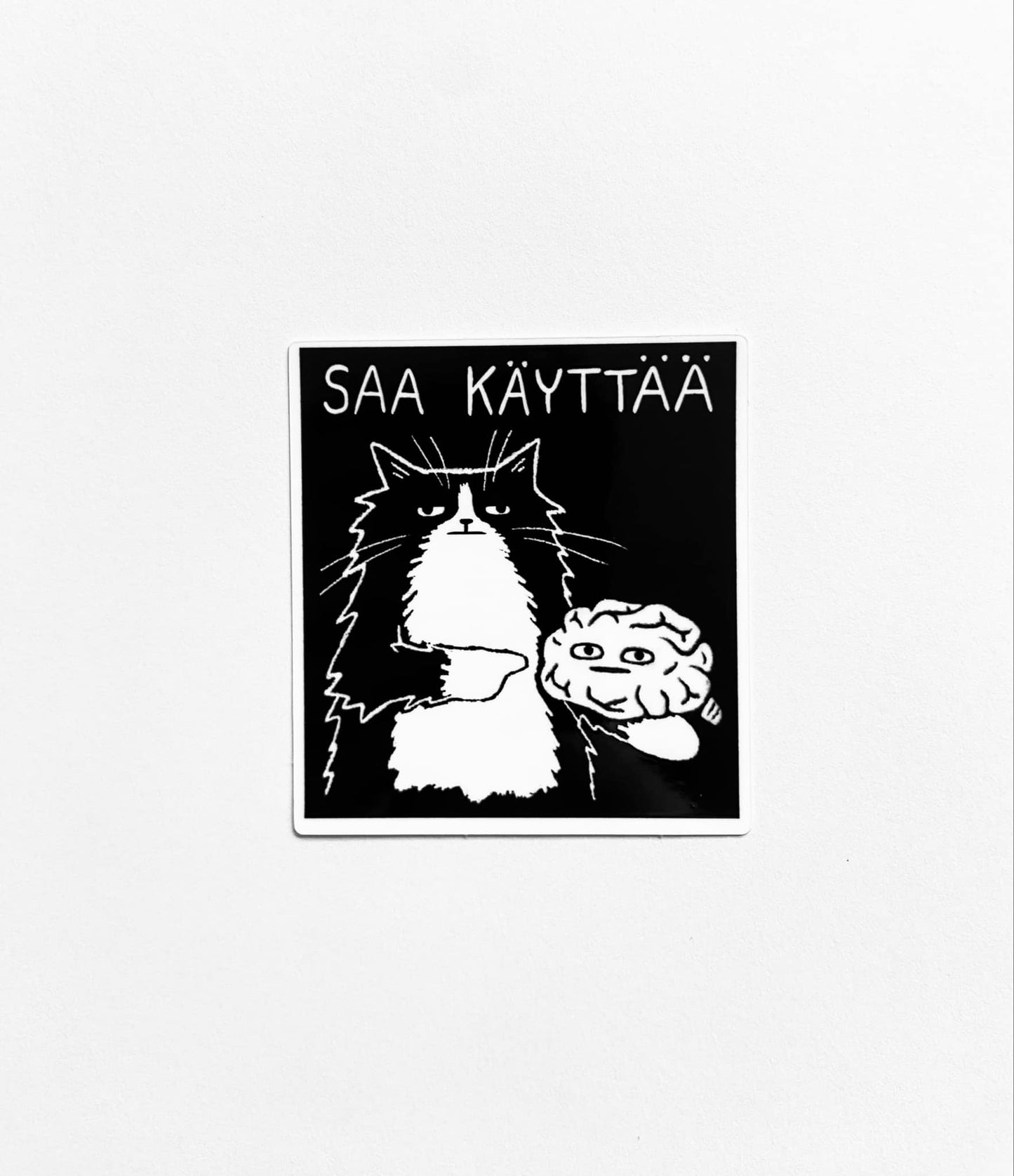 Saa käyttää | Tarra