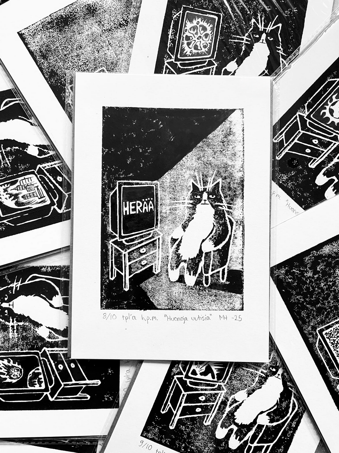 "Huonoja uutisia" | Grafiikan vedos