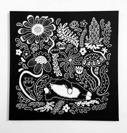 "Kiitos vaan traumoista" | Maalaus