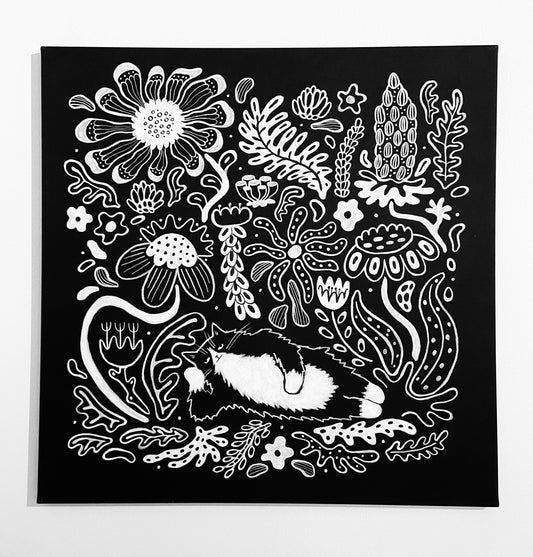 "Kiitos vaan traumoista" | Maalaus