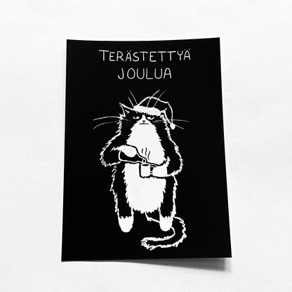 Terästettyä joulua | Postikortti