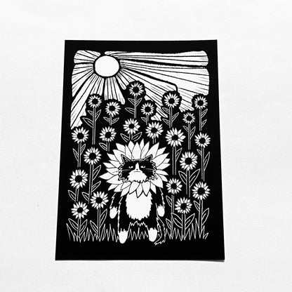 Auringonkukka | Postikortti