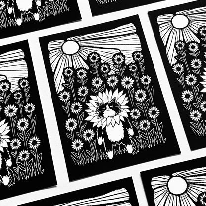 Auringonkukka | Postikortti