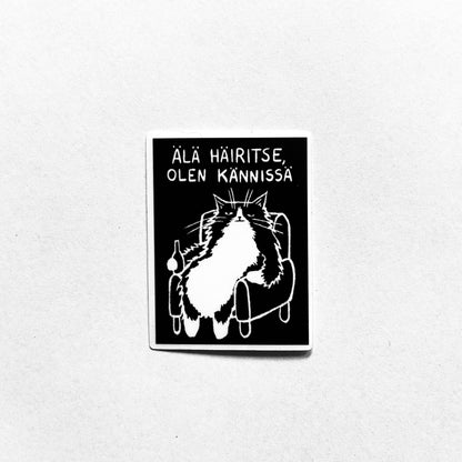 Älä häiritse olen kännissä | Tarra