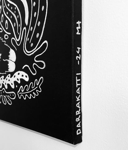 "Kiitos vaan traumoista" | Maalaus