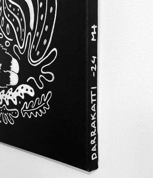 "Kiitos vaan traumoista" | Maalaus