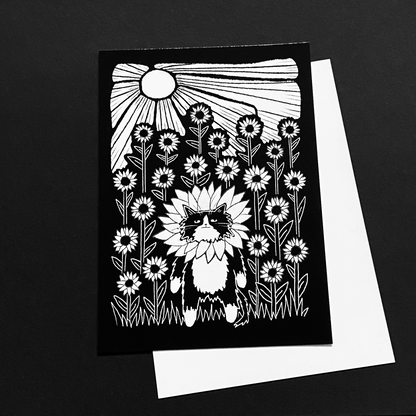 Auringonkukka | Postikortti